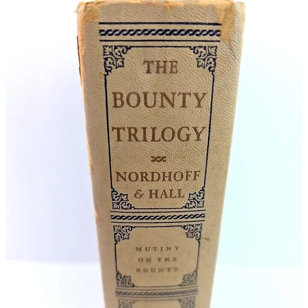The Bounty Trilogy Nordhoff Hall Wyeth Edition Beautiful Illustrations 1962